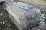 pallet of blue stone wall block
