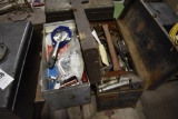 2 tool boxes of misc contents with misc hard ware and pins