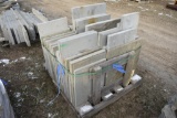 pallet of misc length and misc think multicolor bluestone