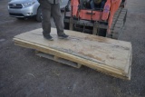 8 sheets of used 4' x 8' plywood