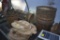 group of smaller fruit baskets, lids, bushel baskets and sifter box