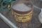 Anderson Pretzels tin that has round up ready sweet corn in it