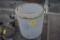 Acorn Wares 6 gallon crock with wire handles with intact wooden Grips