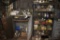 Cabinet and shelf with contents