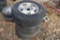 set of 4 Dunlop P265/70R16 Tires on 6 lug aluminum Rims
