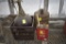 PermaLube Oil Can, Fagle gas can and unique shaped lamb