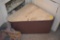 Marble top corner table
