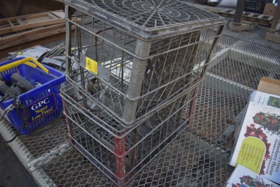3 wire milk Crates