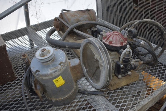 electric powered pump with extra electric motor
