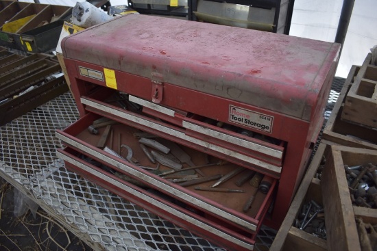 Craftsman Tool box top with misc tools