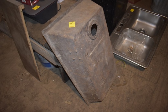 Vintage single bay steel Sink
