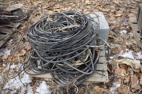 Pallet of mostly wire