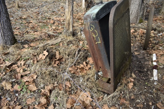 Radiator on frame