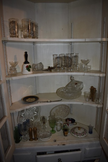 Contents of corner hutch