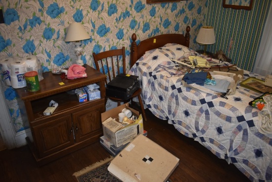 single Bed, Chair, Table and little dresser