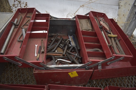 Red Tool box with Allen Wrenches