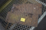 Two 1919 PA License Plates