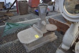 Antique Scale that moves when pressure is applied