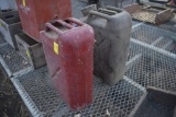 Metal and Plastic Jerry Cans