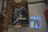Box loaded with smaller sockets and ratchets and new adjustable Cable tie gun