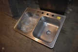 Stainless Steel 2 bay sink