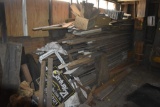 Large group of vintage barn lumber