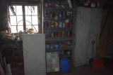 Contents and bifold cabinet, shelf, and small shelf
