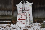 3 Hopkins produce sale signs