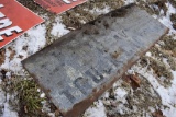 Truck Crossing sign that’s is really faded