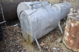 Gray fuel tank on frame