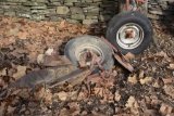 group with Plow Shear, 2 Transport tires, and disc coulter