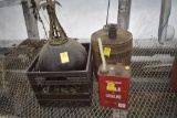 PermaLube Oil Can, Fagle gas can and unique shaped lamb