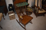 nice wooden rocking chair