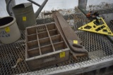 Antique Crystal Club Soda Crate and two 2 man saws