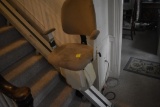 Lift chair for stairs that works and is built for a section of 14 steps