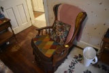 Wooden rocking chair