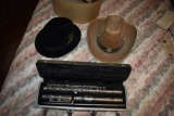 Two hats and a flute