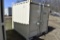 New 8' x 6 1/2' container with side door and window