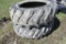 Pair of Good Year 18.4-38 tire