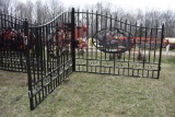 Brand New 20' entrance Gates with Elk Scene