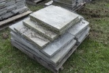 Pallet of Misc thick Stone