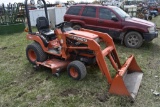 Kubota BX2200 Loader Tractor with mower deck