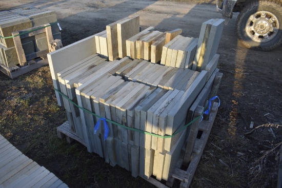 Pallet of Misc Length 1.5" Bluestone