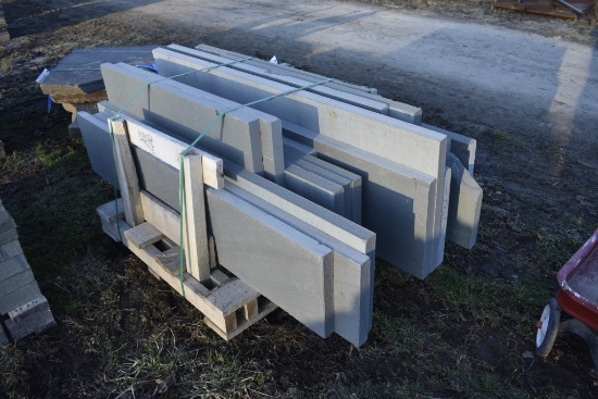 Pallet of Misc Length 2" Bluestone Steps