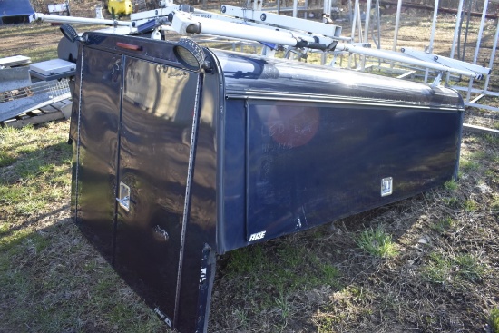Truck Cap with Ladder Rack