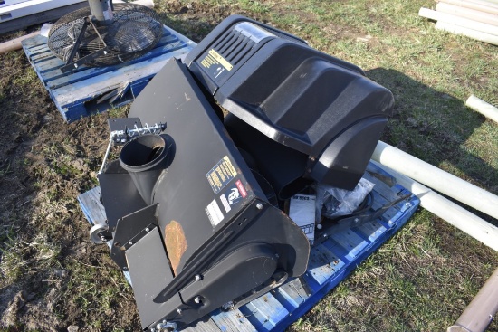 Snowblower and Bagger off MTD Tractor