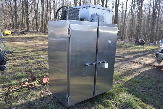 Stainless Double Door Freezer