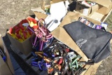 Pallet of Horse Tack, Spray, Chemicals, Etc