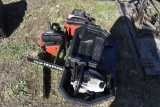 2 Homelite Chainsaws and Craftsman Chain Saw in Case