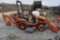 Kubota BX24 Compact Tractor loader backhoe and mower deck